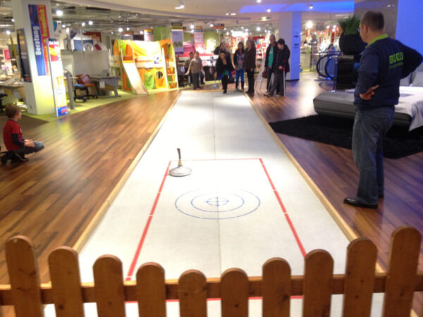 Eisstockbahn Curling Eventmodul buchen