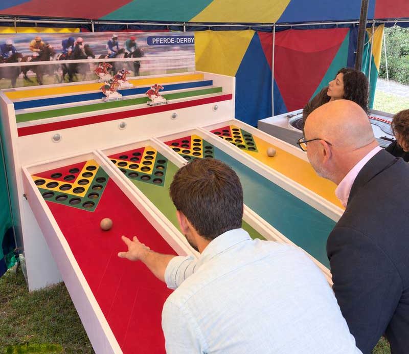 Pferdederby Eventspiel in Aktion