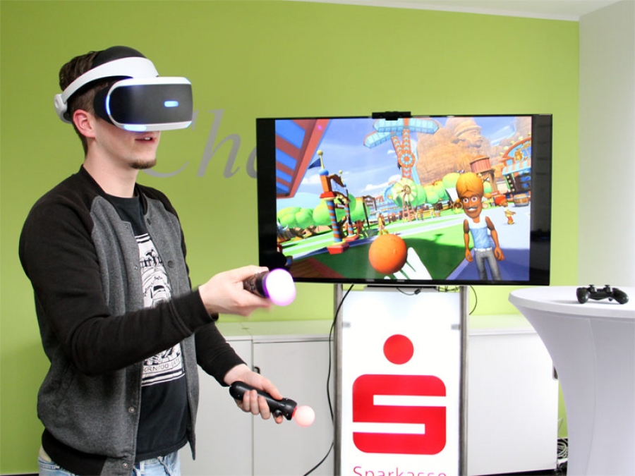 VR-Playstation für Messe mieten