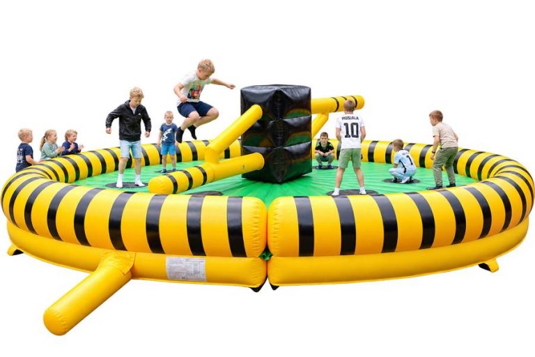Log-Slammer Event Spielaktion mit Kinder
