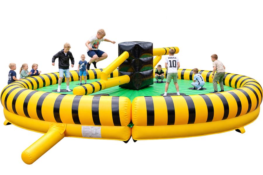 Log-Slammer Event Spielaktion mit Kinder